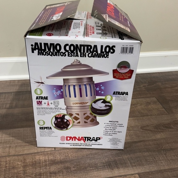 DynaTrap 3 Insect Trap Mosquito Control Bug Killer 1/2Acre Coverage 2 Extra Bulb - Picture 2 of 9